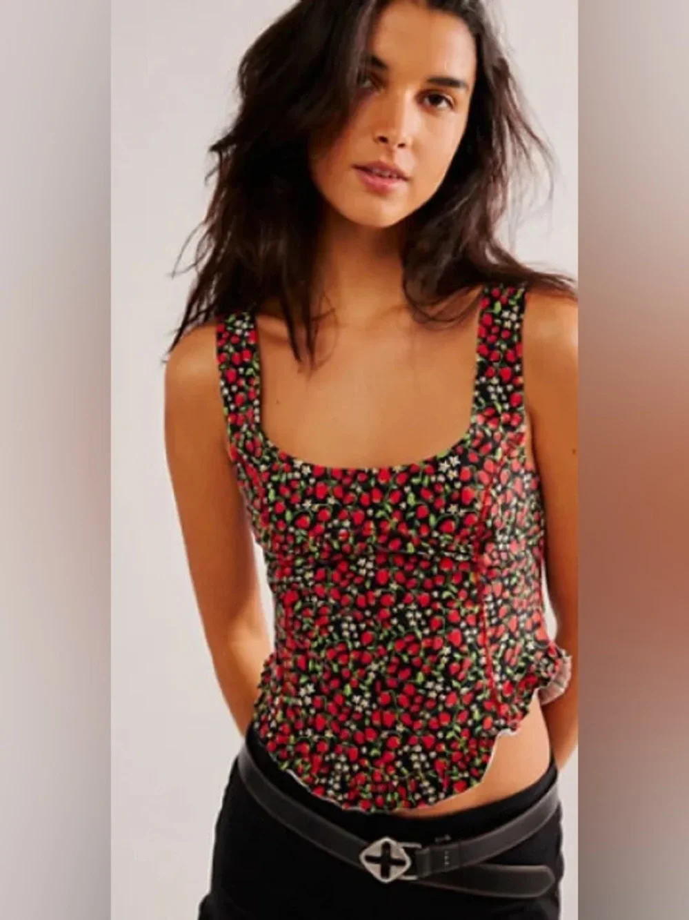 Free People Bustier Crop Top